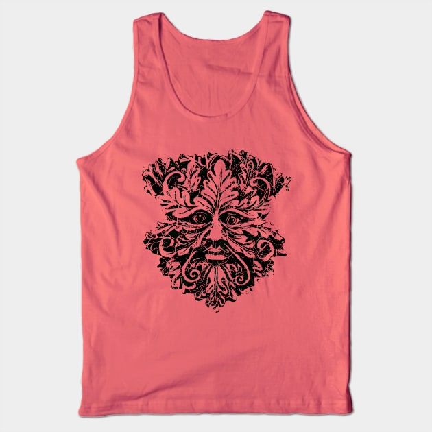 The Green Man Tank Top by Nartissima